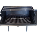 Trolley Charcoal Grill Outdoor with Side Table